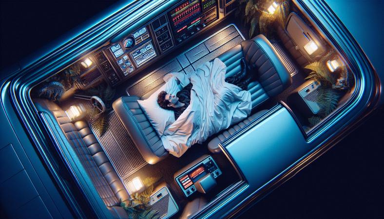 Ca sĩ gây tranh cãi khi nằm trên giường trong ô tô đang chạy