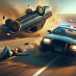 Nữ tài xế lật ôtô khi chạy trốn cảnh sát: Ai sẽ thắng cuộc?