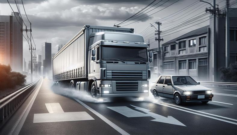 Xe Tải Vượt Ẩu Ép Xe Đúng Chiều: Nguy Hiểm Cần Biết