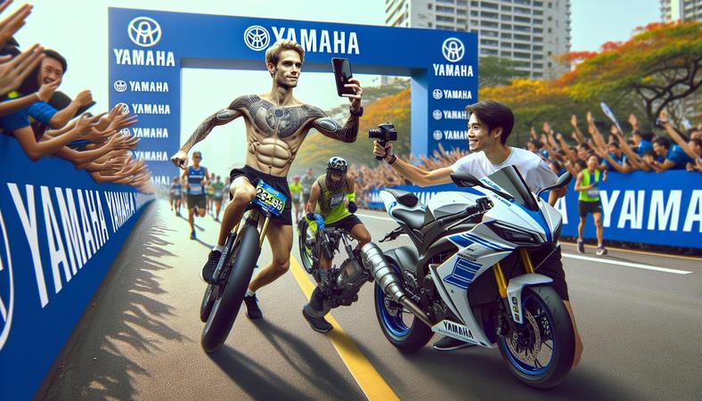 Yamaha thể hiện đam mê thể thao tại VnExpress Marathon