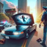 Cảnh sát dừng ôtô vi phạm nhưng bất ngờ không có tài xế!