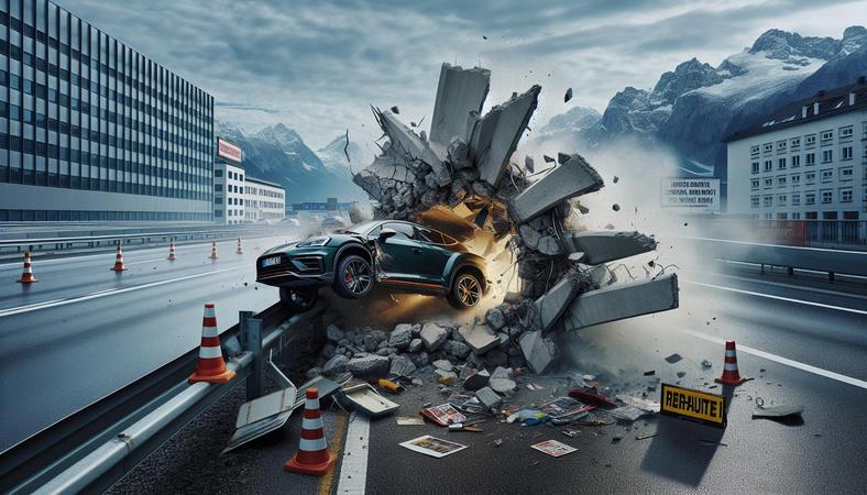 Kỳ Diệu Nghệ Thuật Tồn Tại: Tài Xế Sống Sót Dưới Barie Xẻ Đôi