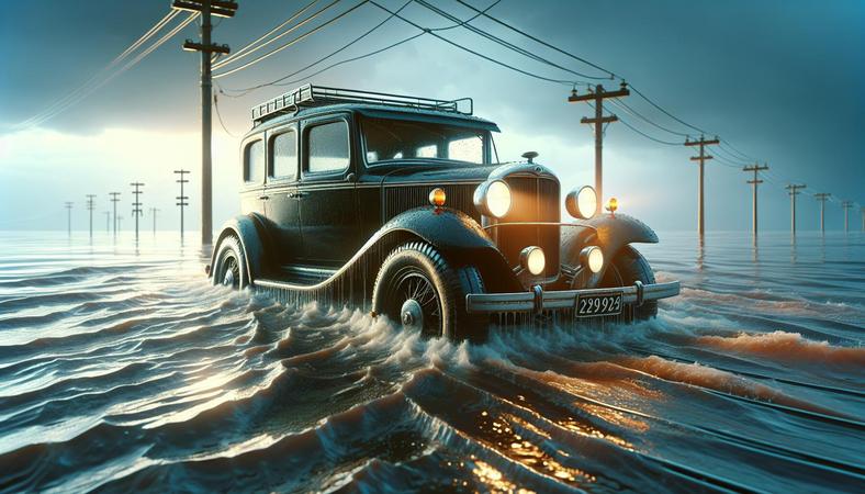 Ôtô thành ‘tàu ngầm’: Nguyên nhân và cách tránh ngập nước