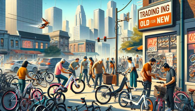 Xe đạp điện đổi cũ lấy mới: Xu hướng bùng nổ 2023