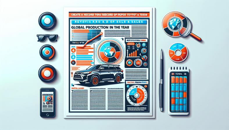 Toyota lập kỷ lục sản lượng và doanh số toàn cầu nửa đầu năm