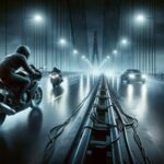 Xe máy lao ngược chiều trên cầu: Tâm lý lái xe trong đêm