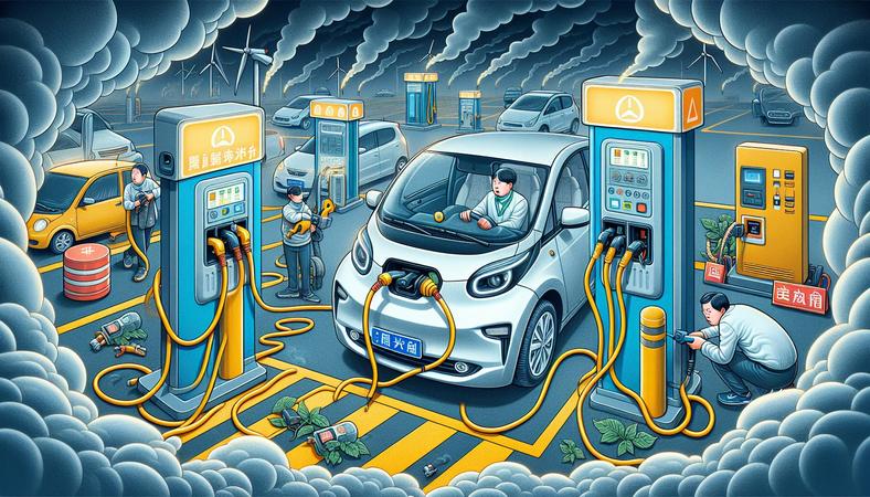 Hai trong năm xe điện ở Trung Quốc không có trụ sạc đủ!