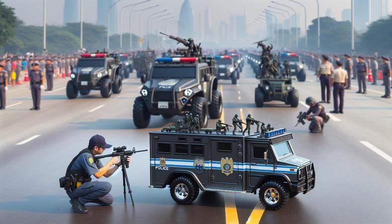 Khám Phá Các Mẫu Xe Đặc Biệt Của Công An Trong Diễu Binh A80