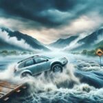 Ôtô bị lũ cuốn trôi: Câu chuyện cảnh báo tài xế vượt sông