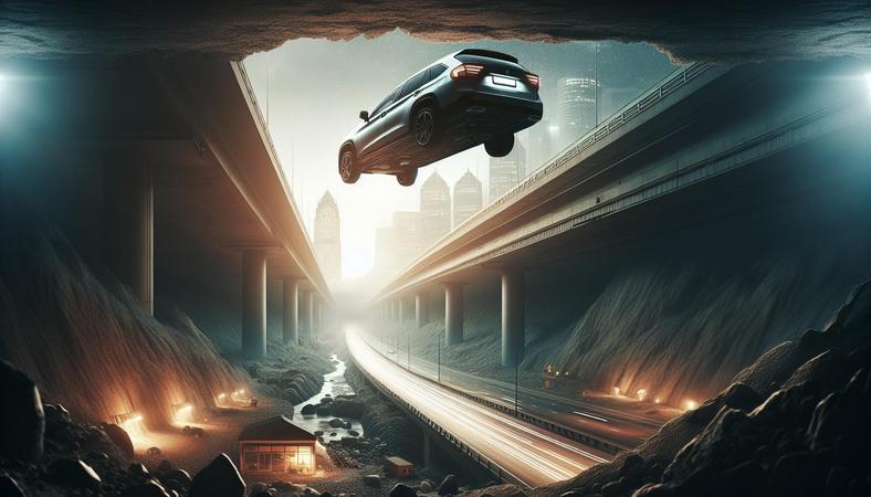 Ôtô dưới lòng đất: Bay bổng cắt ngang đường cao tốc!