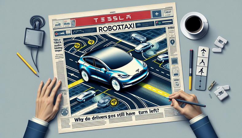 Robotaxi Tesla: Tại sao tài xế vẫn phải rẽ trái?