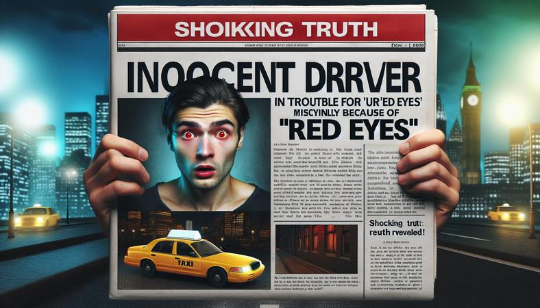 Tài xế bị bắt oan chỉ vì ‘mắt đỏ’, sự thật bất ngờ!