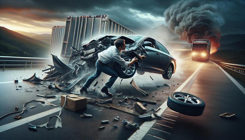 Tài xế bỏ phanh và những hậu quả không ngờ đến cho ôtô