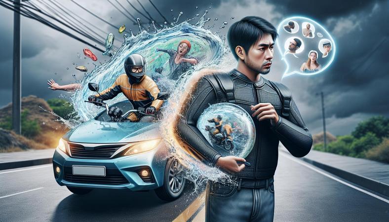 Tạt đầu ôtô: Tai nạn xe máy và những bài học cần nhớ