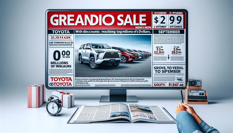 Toyota giảm giá sốc tháng 9, hàng chục triệu đồng chờ bạn!