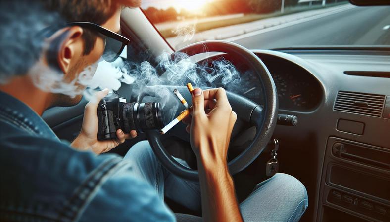 Bỏng mắt vì tàn thuốc khi lái xe: Cách phòng tránh hiệu quả