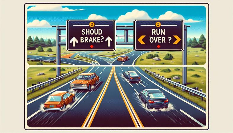 Gặp vật cản trên cao tốc: Nên phanh, đánh lái hay cán qua?